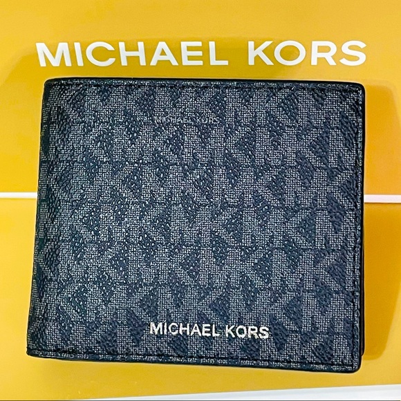 NWT Michael Kors black Cooper Billfold Wallet - Picture 3 of 9